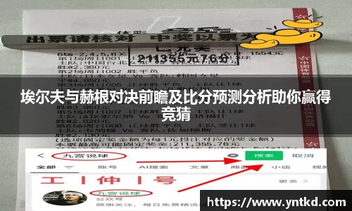 埃尔夫与赫根对决前瞻及比分预测分析助你赢得竞猜